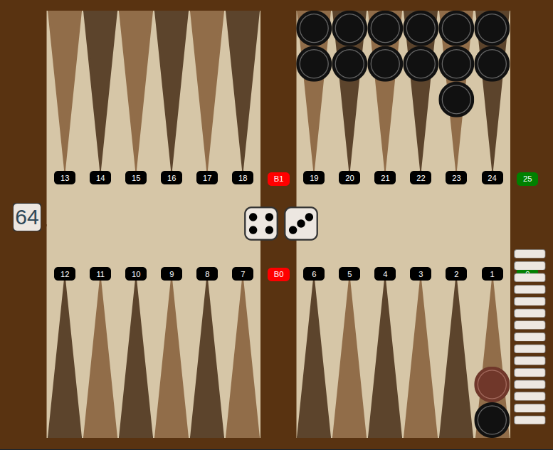 Backgammon win