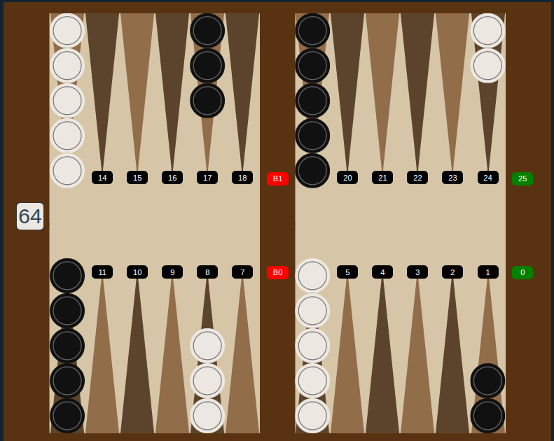 Backgammon game overview